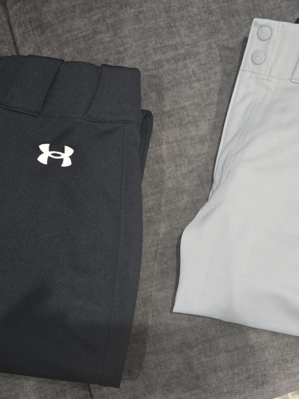 Under Armour Black and White Performance Pants - UA Logo